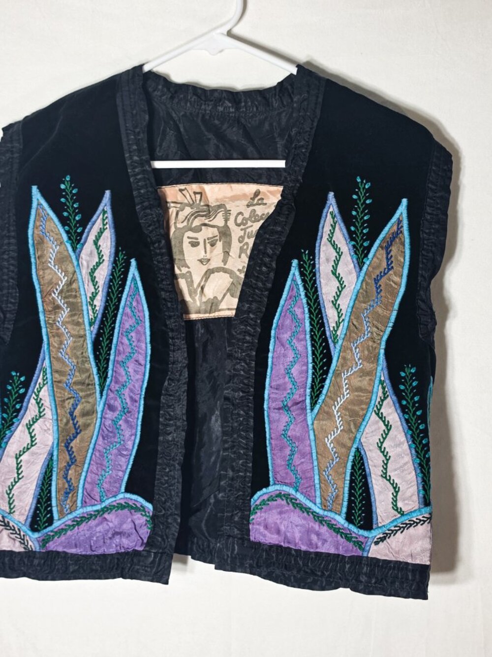 Judith Roberts La Coleccion vintage art to wear vest One size USED